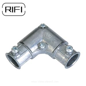 Quality Zinc Coated EMT Conduit Fitting with 90° Bend and 1/2&quot;-4&quot; Size Range for EMT to EMT Connection for sale