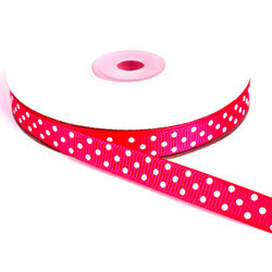 HOT SALE grosgrain polka dot ribbon printed grosgrain ribbon