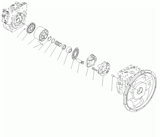PC130-8 Hydraulic Main pump for Excavator spare parts 708-1L-00070 708-1L-00650 708-3D-00020 Axial Piston pump OEM