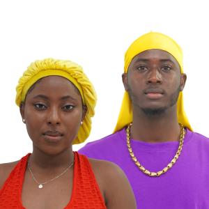 Soft Velvet Satin Silk Custom Logo Durag Bonnet