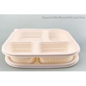 Take Away Fast Food, Compartment Packing Box, Containers, Starch Biodegradable,