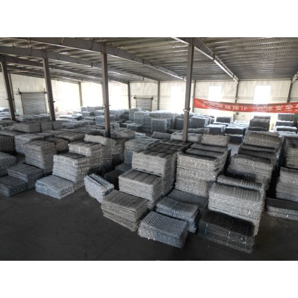 Hot Sale 10 X 12 Cm Gabion Basket / Hexagonal Gabion Wire Mesh Stone Cages Retaining Wall For Flood Control