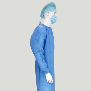 Sterile Disposable isolation gown surgical gown with Rib Cuff AAMI Level 3 4 5
