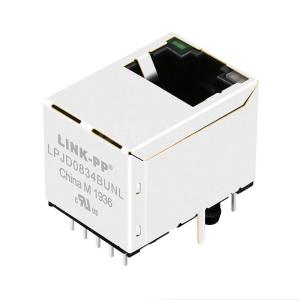 Belfuse V890-1RX1-A1 Compatible LINK-PP LPJD0834BUNL 100/1000 Base-T Green/Yellow&Green Led 180 Degree Vertical RJ45 Jack