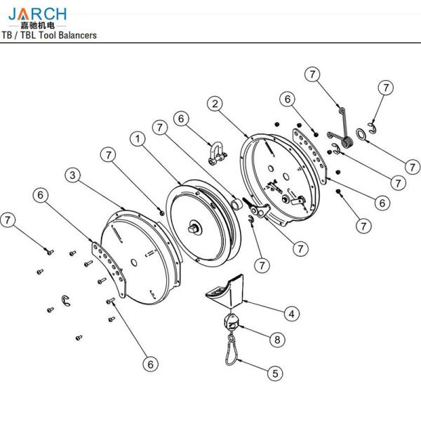 Buy Hand Tool Balancers Safety Ergonomics Heavy Duty Spring Retractable Tool Balancer For Reduces Tool Damage at wholesale prices