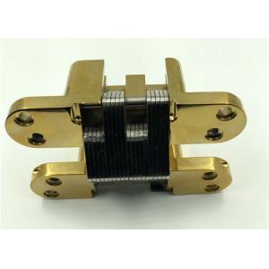 Gold 180 Degree Concealed Hinge / Industrial Concealed Cabinet Hinges