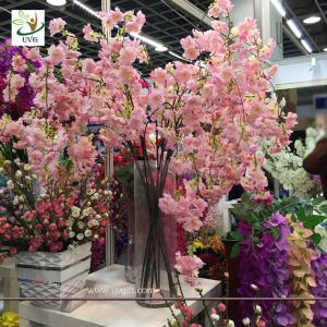 UVG CHR129 pink fake cherry blossom tree decorative branches for wedding table