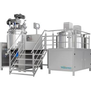 Multi Purpose Cosmetic Emulsifier Mixer With Vacuum System
