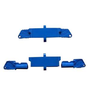 E2000 PC Fiber Optical Adapter metal / plastic housing ROSH certificated