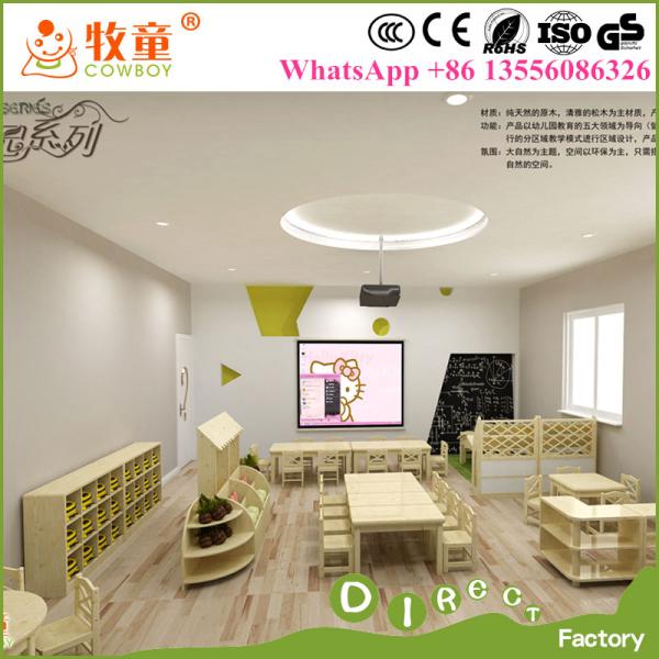 Hot sale Kids wood material and new kindergarten furniture factory supplier in guangzhou china