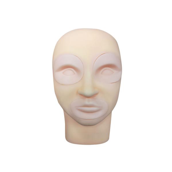 Buy Reusable Silicone Permanent Makeup Practice Skin Mannequin Head at wholesale prices