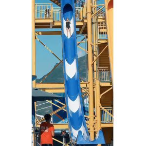 Exciting High Speed Fiberglass Slide Customizable Combination Design With Free