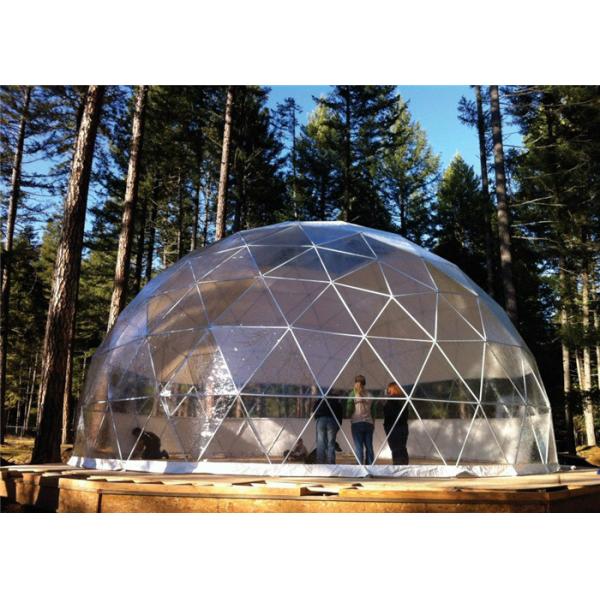 Big Steel Frame Geodesic Dome Tent Sleeping Half Sphere Tent