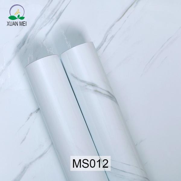 1.22m or 0.61m Width Size High Glossy Marbling PVC Wallpaper Adhesive Wall Stickers for Bathroom and Kitchen Marble Wallpaper