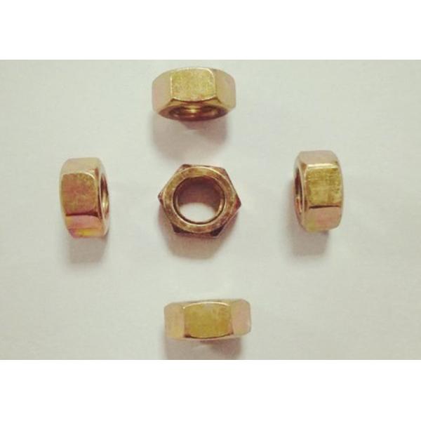 Buy M10x1.25 Heavy Hex Nut Electroplate Color Zinc Plated With 8mm Thickness at wholesale prices