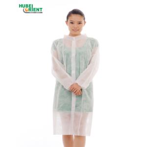 Breathable Nonwoven PP SMS MP Tyvek Disposable Lab Coats