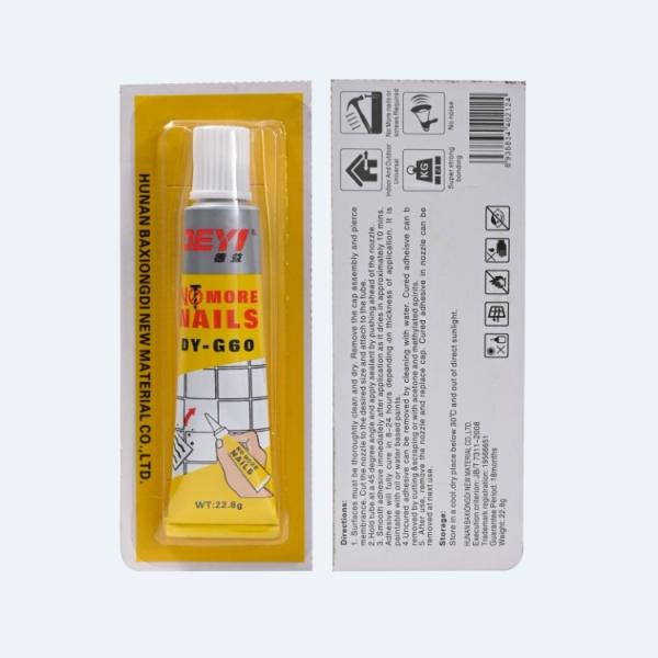 Buy Porcelain White Liquid Nail Adhesive For Weathering Resistance In Construction Bonding at wholesale prices