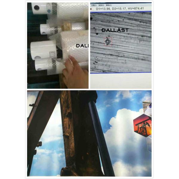Single Acting Hard Chrome Plated Piston Rod , Hydraulic Cylinder Piston Rod NSS 500 Hours