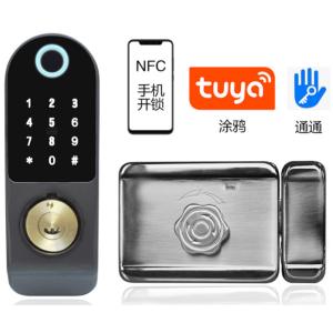 Modern Security Finger Smart Look Door For Apartment