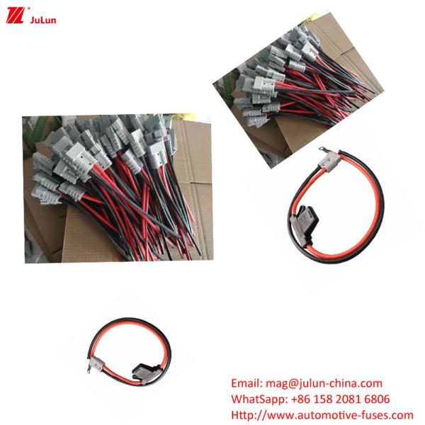 Eu UL standard new energy vehicle fuse holder manual reset current is 30A-100A