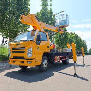 23m telescopic boom aerial work platform truck mounted