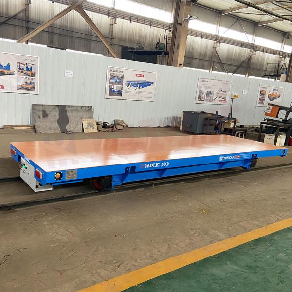 10T On Rail Material Transport Platform Industrial Workshop Transfer Trolley