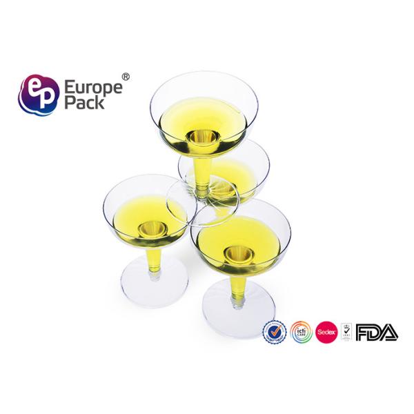 Buy Recycled Plastic Champagne Glasses at wholesale prices
