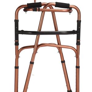 Golden Aluminum Rollator Walker Medical Rehabilitation Equipment
