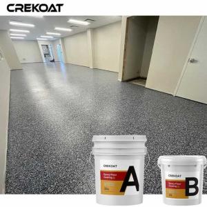 Decorative Color Flakes Clear Epoxy Resin Coating For Swimming Pool Decks