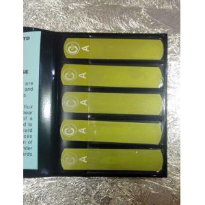 NDT Laminated Magnetic Flux Strips Type G Burmah-Castrol 5 Strips For Magnetic