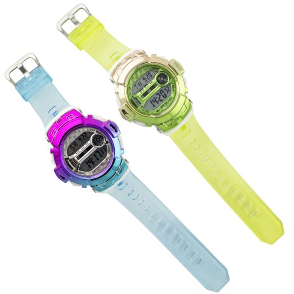 Unisex Digital Watch Youth Digital Watch Plastic Colored Digital Wrist Watch