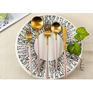 Buy cheap Reusable Wedding 18/10 Stainless Steel Cutlery 5pcs from wholesalers
