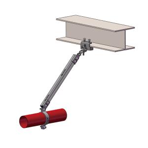 Stainless Steel Seismic Pipe Supports Bracket Polished Flexible Design