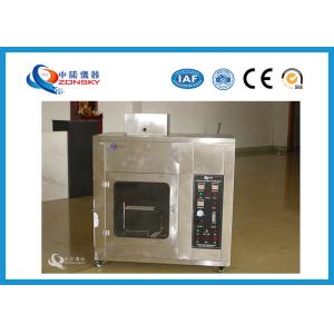 UL 94 Flammability Testing Equipment , Foam Plastics Horizontal Combustion