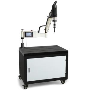 Servo Motor M6-M24 Touch Screen Tapping Machine and its color is white for high