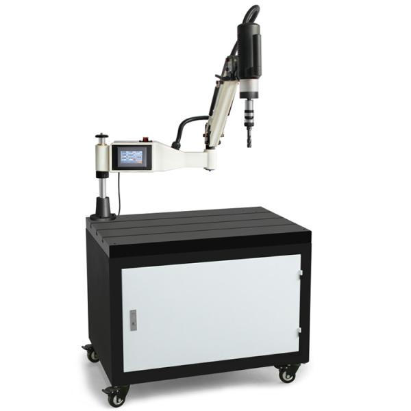 Servo Motor M6-M24 Touch Screen Tapping Machine and its color is white for high