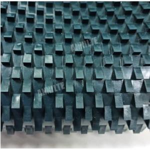PVC pattern conveyor belt Wear-Resistant Rough Top conveyor belting in green/