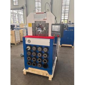 China 1/4 To 3 PLC Control Systerm 5.5kw Working Efficiency 300 Pieces/H With Fast Change Moulds Tools Hydraulic Hose Crimping Machine on sale