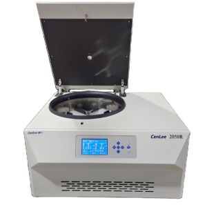 CenLee2050R Benchtop High Speed Refrigerated Centrifuge with 20500r/min Max Speed 29200g Max RCF and 3000ml Max Capacity