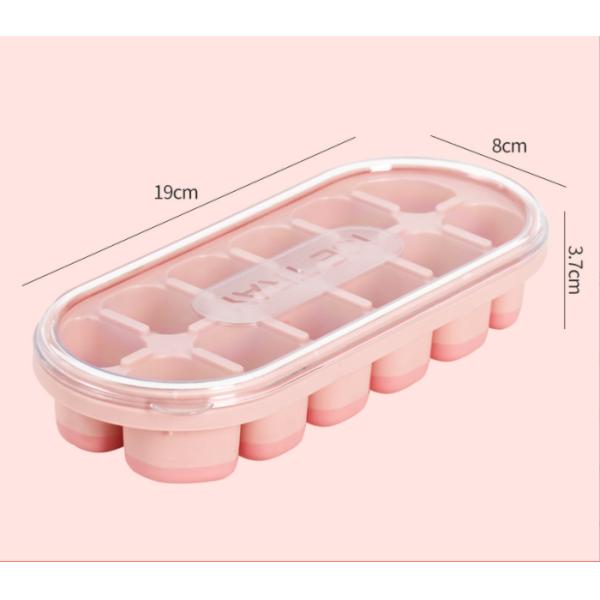 Food Grade Silicone Ice Cube Mold for Large Capacity Storage in Household Refrigerators