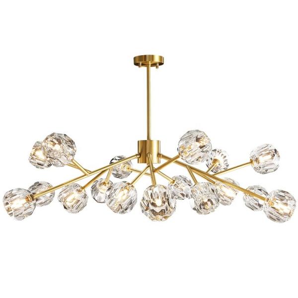 Buy 110v Glass Copper Ra75 IP44 Modern Pendant Lamp at wholesale prices