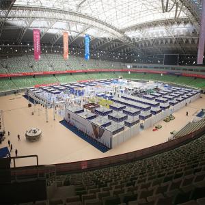 Interlocking Design Portable Event Flooring For Turf Protection Camping Flooring