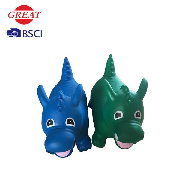 Buy 1200-1500g Dragon Hopper , Animal Hopper Toy Included Inflatable Pump at wholesale prices