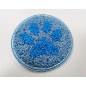 Washable Towel Embroidery Patch Heat Transfer Labels For Garment