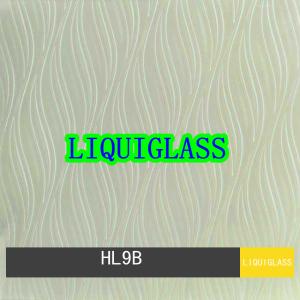 4mm Tinted Laminated Glass Liquid Stereoscopic Effect Pattern