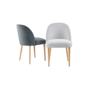 Strong 630mm 840mm Velvet Upholstered Chairs For Cafe