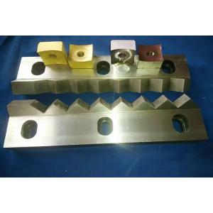 Plastic Rotary Cutter Blades D2 / SKD11 Material Plastic Bottle Crusher Blades