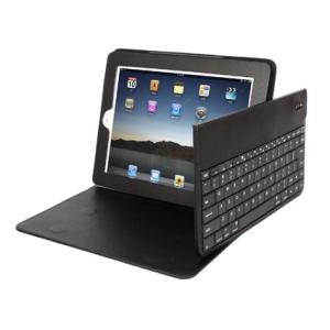 Ergonomic Design Black iPad 2 Bluetooth Keyboard Case With 76 Keys / Photo Frame