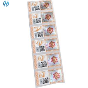 Quality Security Labels Weatherproof Qr Code Labels With Logo Display In Black And White for sale