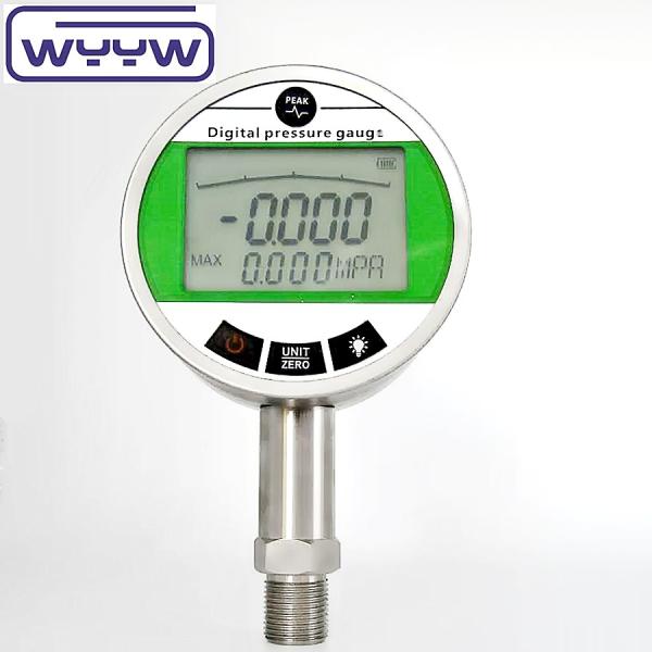 Buy 100mm lcd display digital vacuum and pressure gauge at wholesale prices